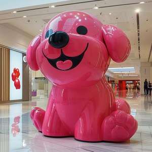 Fabricantes personalizados dibujos animados oso perro gato Animal escultura simulación Animal forma dibujos animados Animal - Product Image 4