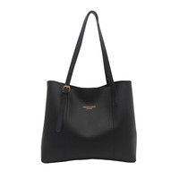 Sac à main pour femme de haute qualité et tendance, sac à bandoulière en cuir PU de couleur unie, nouveau sac fourre-tout de luxe léger très vendu