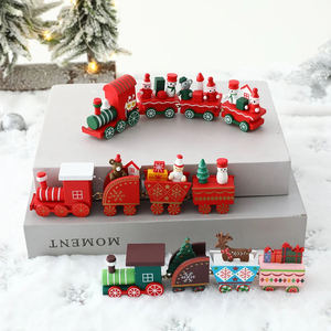 12 pièces de figurines de Noël en résine, miniatures colorées et mignonnes (Père Noël, cerf, bonhomme de neige, clochettes), à dos plat, style dessin animé, pour scrapbooking, décoration DIY et loisirs créatifs - Product Image 3