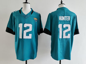 Venta al por Mayor # 16 <span class=keywords><strong>Lawrence</strong></span> # 12 Hunter <span class=keywords><strong>S</strong></span>-3XL Jersey bordado de los Jacksonville Jaguars para hombre - Product Image 2