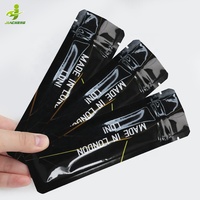 Emballage en rouleau de sachet de cartouche refermable personnalisé de 1,5 g, emballage en tube souple, sac en plastique à fermeture éclair, emballage en plastique anti-odeur, sacs en mylar