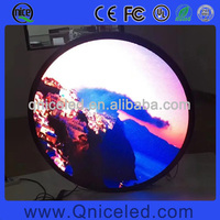 Pantalla LED Redonda de Diámetro de 2 pies, 3 pies, 4 pies, 5 pies, 6 pies, 7 pies, 8 pies, 9 pies, 10 pies, Pantalla LED Circular para Interiores y Exteriores, Pantalla de Video LED