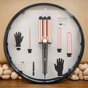 New 5-in-1 <b>LED</b> Multi-Functional Hair Curler Replaceable <b>Tube</b> Electric Power Source for Hotel - Product Image 2