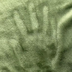 Nhà Sản Xuất Nhuộm Màu Rắn Hai Mặt 200gsm 100% <span class=keywords><strong>Polyester</strong></span> Dệt Kim Flannel Vải Cho Nhà Dệt May Quần Áo - Product Image 5