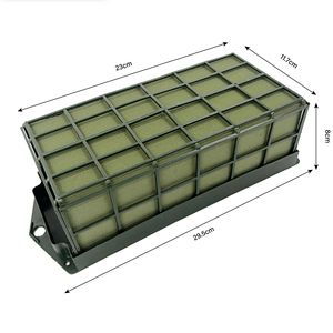 Floral Foam Block 23x11.7x8cm Rectangular Durable <b>Plastic</b> <b>Mesh</b> For Flower Arrangements Desktop Indoor Decorations - Product Image 1