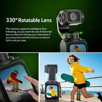 Caméra stabilisée de poche DLC M105 4K, photo 64MP avec suivi automatique du visage à 330 degrés, Wi-Fi, pour TikTok, YouTube, influenceurs, prêt pour la vente en gros