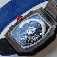 Livraison gratuite – Montre automatique mécanique de luxe en fibre de carbone, style designer, ultra-fine (7,8 mm), ultra-légère (35 g), verre saphir, étanche – 26 ans d'expérience