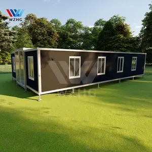 สำเร็จรูป Contener Luxury บ้าน20ft 40ft 2ห้องนอน Granny Flat มาตรฐานออสเตรเลีย