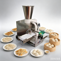 Mélangeur automatique multifonctionnel pour garnitures, idéal pour la préparation de shumai/raviolis/rouleaux de printemps/viande frite croustillante