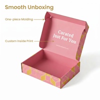 Boîte d'expédition en carton kraft écologique de marque Prime pour vêtements, emballage cadeau en carton pour produits