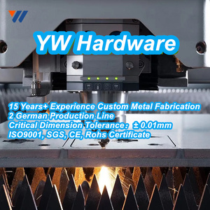 YW五金定制不锈钢黄铜阳极氧化铝钣金焊接制造数控切割弯曲冲压工作 - Product Image 6