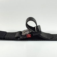 Ceinture tactique en nylon pour homme, fabrication en usine, ceinture de sport d'extérieur en tissu nylon, ceinture à dégagement rapide avec boucle en alliage de zinc