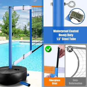 <span class=keywords><strong>Filet</strong></span> de <span class=keywords><strong>volley</strong></span>-<span class=keywords><strong>ball</strong></span> de <span class=keywords><strong>piscine</strong></span> FangSheng réglable de 15 à 32 pieds de long, durable et multi-usages - Product Image 4