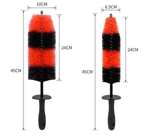 Fábrica Atacado Alta elasticidade Super Soft Wheel Cleaning Brush Car Wheel Rim Brush para carro