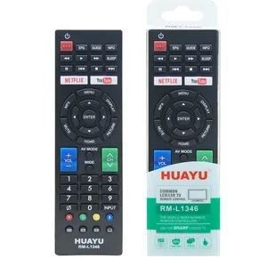 HUAYU RM-L1346 샤프 TV 리모콘에 적용 가능 GB234WJSA 핫 셀링 제조업체 생산 주문 도매 지원