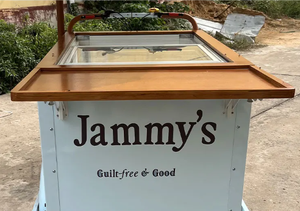 Bicicletta per Gelati di Nuova Concezione, Triciclo per la Vendita di Bevande Fredde e Gelati all'Aperto in Strada - Product Image 3