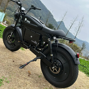 Vélo Électrique 20"x5.0 Pneus Larges, Vélo Tout-Terrain Électrique 1500W 48V, Fatbike Walfih ET-7, Modèle Black Warriors - Product Image 3