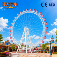 Grande Roue de Luxe Hotfun de 75 m avec Éclairage LED – Attraction Moderne pour Fêtes Foraines et Sites Touristiques Urbains