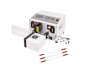 HR-660+2T Automatic Double <strong>Wire</strong> Flat Sheathed <strong>wire</strong> stripping <strong>and</strong> <strong>winding</strong> <strong>machine</strong> Cutting <strong>Twisting</strong> <strong>Machine</strong> - Product Image 1