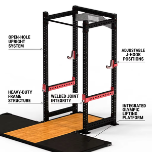 Heavy Duty <b>Power</b> <b>Cage</b> Squat Rack Q235 Carbon Steel Strength Training Gym Equipment Hot Sale - Product Image 3