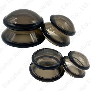 Ventouses faciales Silicone Massage sous vide visage ventouses ensemble tasses de thérapie pour la <span class=keywords><strong>douleur</strong></span> Anti-<span class=keywords><strong>Cellulite</strong></span> - Product Image 6