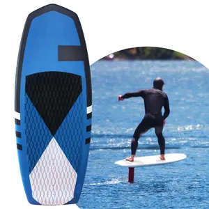 KUAYO趣味水上运动碳EPS EVA尾水箔板蓝色水翼板来样定做小冲浪翅膀箔纸泵送硬板