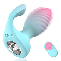 Vibromasseur anal télécommandé en silicone pour femmes, stimulateur de prostate à chocs électriques