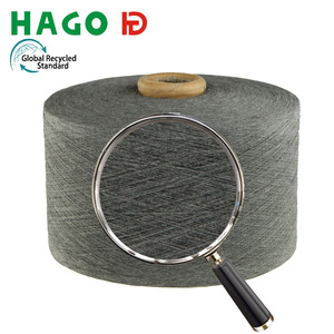 Hilo de Algodón Reciclado Certificado GRS, Hilo Abierto para Guantes, Hilo Tejido Crudo Blanco Nm10/1 4/1 - Product Image 3