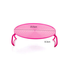 Rejilla Multifunción Aislada para Calentar, Utensilios de Cocina de Plástico, Rejilla para Cocinar al Vapor en Microondas, Estante para Horno de Microondas, Herramientas de Cocina - Product Image 6