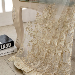 Rideaux de maison de bonne qualité à la mode européenne pure de luxe arabe mr price - Product Image 6