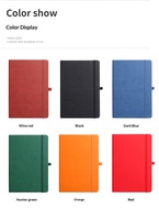 Carnet de notes professionnel A5 à couverture rigide, papier ligné épais, avec bande élastique, pour le bureau, l'école, les cadeaux d'entreprise personnalisés