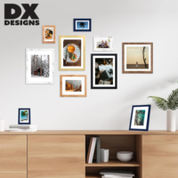 Cadre Photo en Bois Personnalisé Économique Noir et Blanc pour Affiches et Images avec Impression, Formats A1, A2, A3, A4, A5, 4x6, 5x7, 6x8, 8x10, 11x14, 12x16, 18x24, 24x36