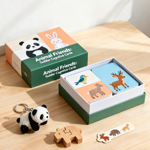Cartes Flash Personnalisées en Lot sur le Thème des Animaux (Papier) pour l'Éducation Précoce – Couleur, Taille et Logo Personnalisables – Marque Culturalpuzzle - Product Image 2