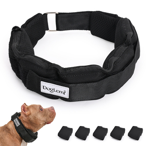 <span class=keywords><strong>Collar</strong></span> de Adiestramiento para Perros de Lujo, Ajustable, de Malla de Nailon y Poliéster, Equipo Táctico Resistente con Patrón Sólido y Iluminación para Perros Grandes - Product Image 1