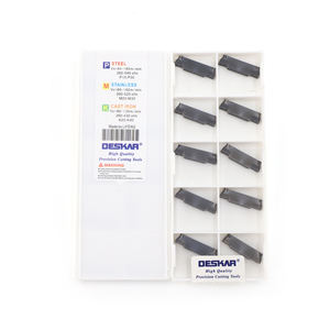 Untuk DESKAR MGMN500-<span class=keywords><strong>M</strong></span> LDA sisipan karbida Grooving untuk baja tahan karat dukungan OEM yang dapat disesuaikan dan lapisan CVD - Product Image 2