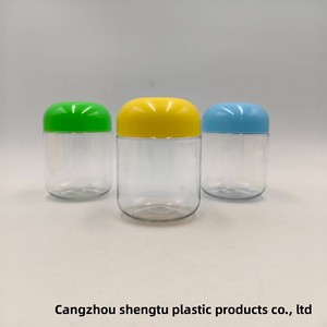 Frasco de <span class=keywords><strong>PET</strong></span> Colorido para Doces e Vitaminas de <span class=keywords><strong>100ml</strong></span>, 150ml, 170ml, Recipiente para Pílulas de Grau Alimentício, Com Tampa Rosqueável, para Mistura de Doces e Leite em Pó - Product Image 5