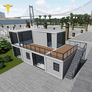 Casa modular prefabricada, contenedor de 5 dormitorios, ampliable y doblada - Product Image 3