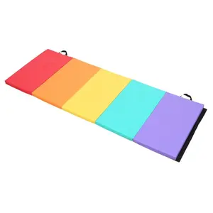 Wholesale Price Colorful Dance Training Fitness Sports Tumbling Folding Gymnastics Mat For Adults Kids