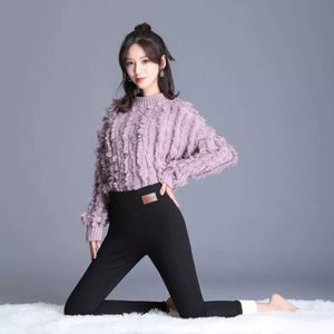 Winter Thick Velvet Soft Pants High Waist <strong>Thermal</strong> Warm Fleece <strong>Womens</strong> Leggings <strong>Women's</strong> Casual <strong>Trousers</strong> - Product Image 5