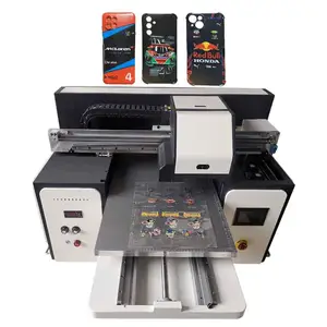 A2 double tx800 vernis jet d'encre numérique cristal autocollants uv dtf imprimante machine avec rouleau libre stratifié machine