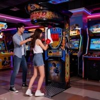 Machine de jeu d'arcade à monnayeur pour boxe, basketball de rue et boxe, avec prise US et prise en charge de la langue anglaise