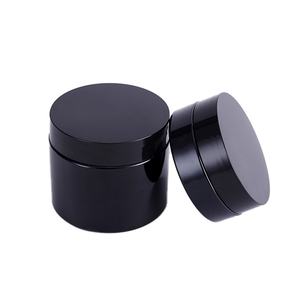 Oferta Especial: Tarro Redondo Blanco Mate de 100g, Tarro PET Negro, Envase Cosmético de Boca Ancha, Tarro de Plástico para Cuidado de la Piel con Tapas Negras - Product Image 3