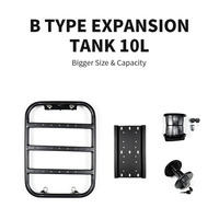 Support d'échelle latérale en aluminium, bidon en plastique de 10 L pour Suzuki Jimny 4X4, récupération tout-terrain, boîte de stockage d'huile d'urgence