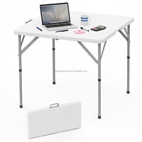 Table pliante moderne en fer durable, portable, pour intérieur/extérieur, camping, pique-nique, meubles de fête