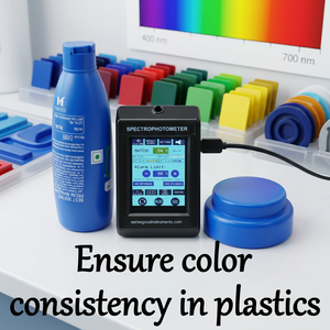 Espectrofotómetro portátil visible de 400-700nm, colorímetro digital, espectrómetro de mano para garantizar la consistencia del color en plásticos - Product Image 6