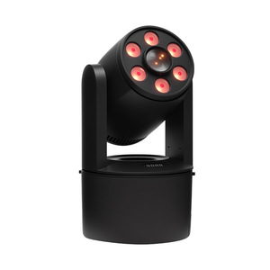 Projecteur de scène LED mobile Jiechuang Q120R 100W avec faisceau de couleur et motifs rotatifs pour éclairage de discothèque - Product Image 1