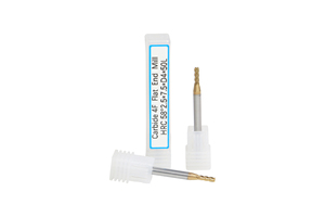 Fresa de extremo plano de carburo de 4 filos de 2.5mm para acero de moldes HRC 58, rectificada con precisión, desde almacén de EE. UU. - Product Image 3
