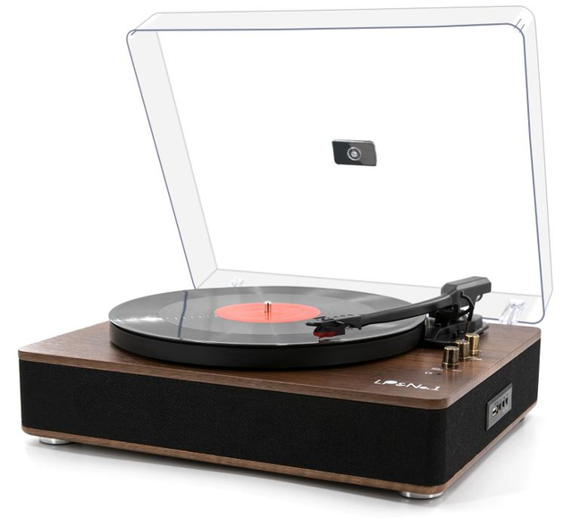 TT509-4 Vintage Turntable Player with Bluetooth,USB