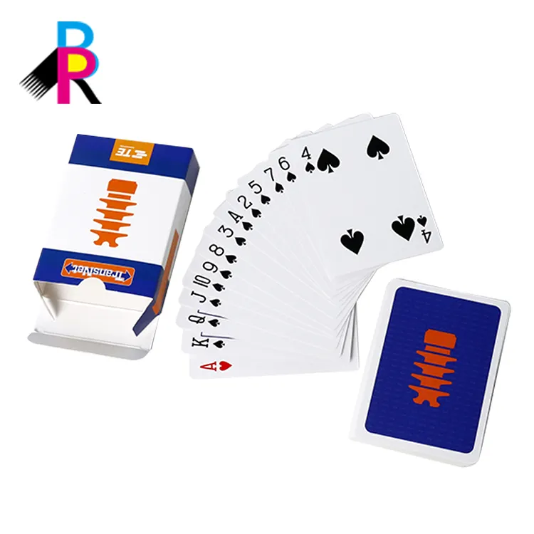 Custom personalized paper playing card game poker playing cards custom logo