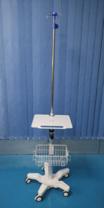 Chariot ECG avec support de perfusion pour l'hôpital. - Product Image 6